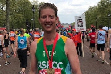 CEO Richard doubles his NSPCC target in London Marathon CEO Richard doubles his NSPCC target in London Marathon